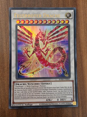 Yu-Gi-Oh! RA04-DE061 Feuerroter Drache Ultra Rare NM 1st