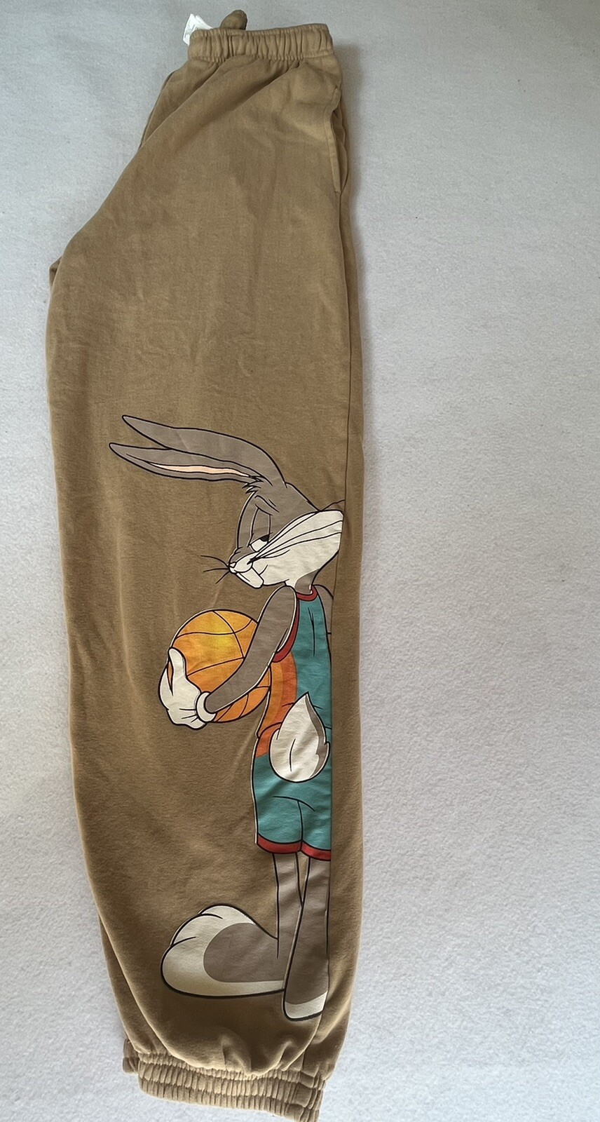 Rare Space Jam New Legacy sweatpants Bugs Bunny baske… Gem