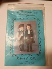 14-15" Doll Sewing Pattern CONNIE LEE FINCHUM UNCUT Robert  Kelly G5