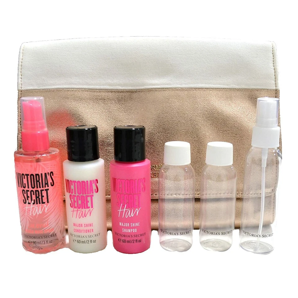 Victoria's Secret Hair Kit Major Shine Shampoo Travel Essentials Free Shipping - Image 3 of 4