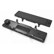 4K Dash Cam Car DVR Rearview Mirror with Touch Screen WiFi G-Sensor 3 Camera