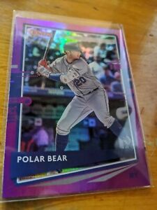 Pete Alonso Polar Bear purple variation 2020 Donruss New York Mets card #204 | eBay