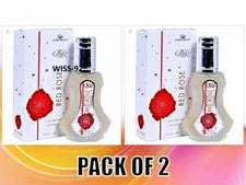 Red Rose- Al-Rehab Eau De Natural Perfume Spray - 35 ml (1.15 fl. oz) 2 PACK