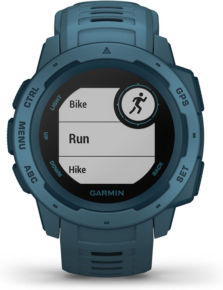 Garmin Instinct Rugged Outdoor Watch With GPS - Lakeside Garmin Instinct Rugged Outdoor Watch With GPS - Lakeside