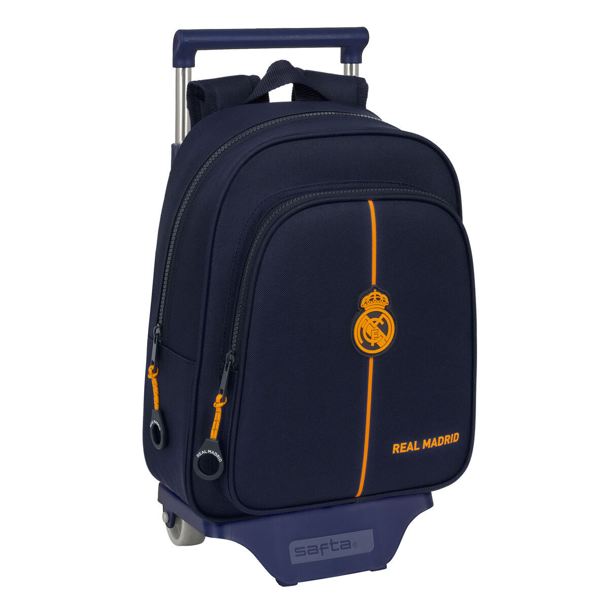 Trolley Per La Scuola Real Madrid C.f. 2nd Kit 24/25 Blu Marino 27 X 33 X 10 cm