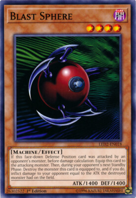 3X Blast Sphere - LED2-EN018 - Common - 1st Edition Near Mint  Ayasachive