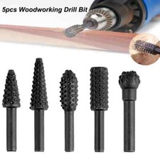 5pcs 1/4 Rotary Rasp File Woodworking  Shank ...