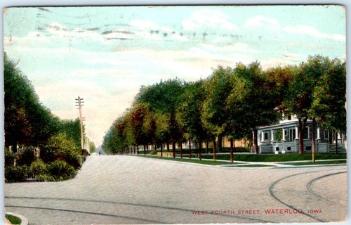 x10 LOT c1910s Waterloo, IA Street View Postcards Park Ave South St West 4th A64 - Bild 12 von 12