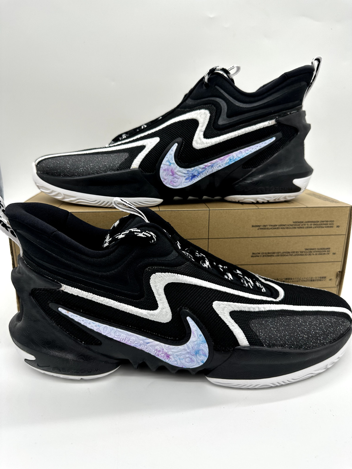 Мужские баскетбольные кроссовки Nike Cosmic Unity 2 TB Promo Black White DX6649-002 sz 14