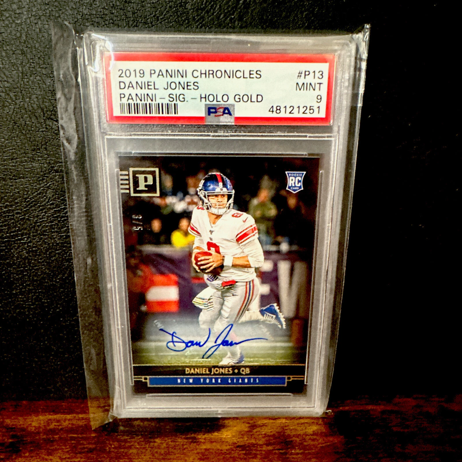 Daniel Jones Panini Chronicles Panini #P13 Signature