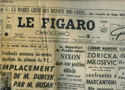 Der Figaro Nr. 7662, Freitag, 18. April 1969 - Swoboda kündigt die Re an