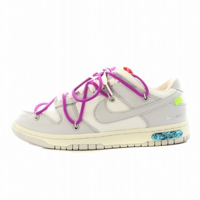 Nike x Off-White Dunk Low 1 OF Sneaker Shoe US9 27.0cm White 