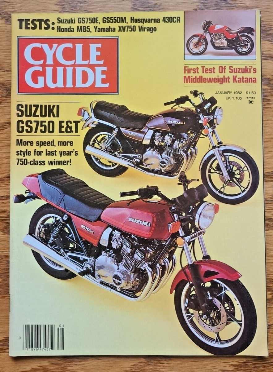 Cycle Guide Magazine January 1982 Motorcycle Motocross Off Road