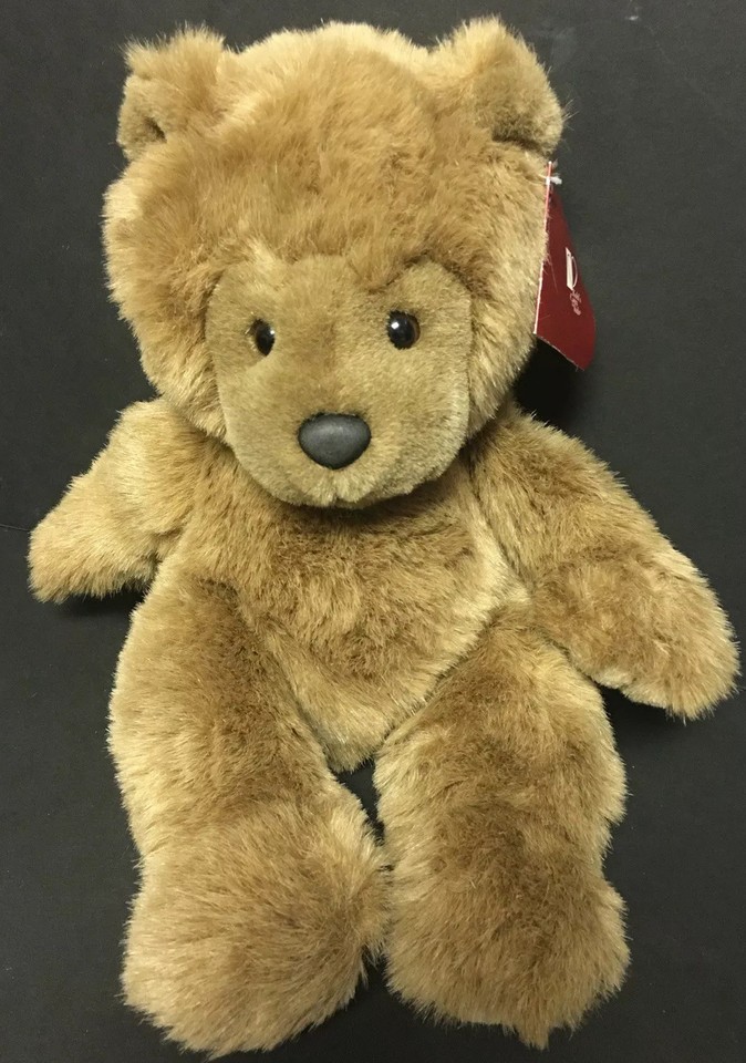 Kohls Cares Soft Brown Teddy Bear Plush Stuffed Animal Vinyl Foot Pads