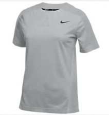 Nike Softball Jersey SZ Medium Gray AV6715-058 Women's One Button Vapor NWT