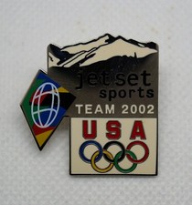 Jet Set Sports USA Olympic team for Salt Lake 2002 badge