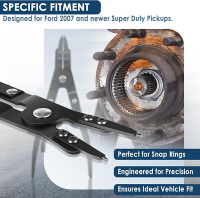 38700 Spindle Snap Ring Pliers for Ford SD Super Duty Trucks Tools