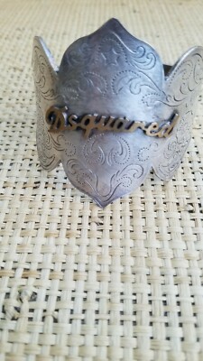 Men's ''DSQUARED2 '' Silver Cuff Bracelet 