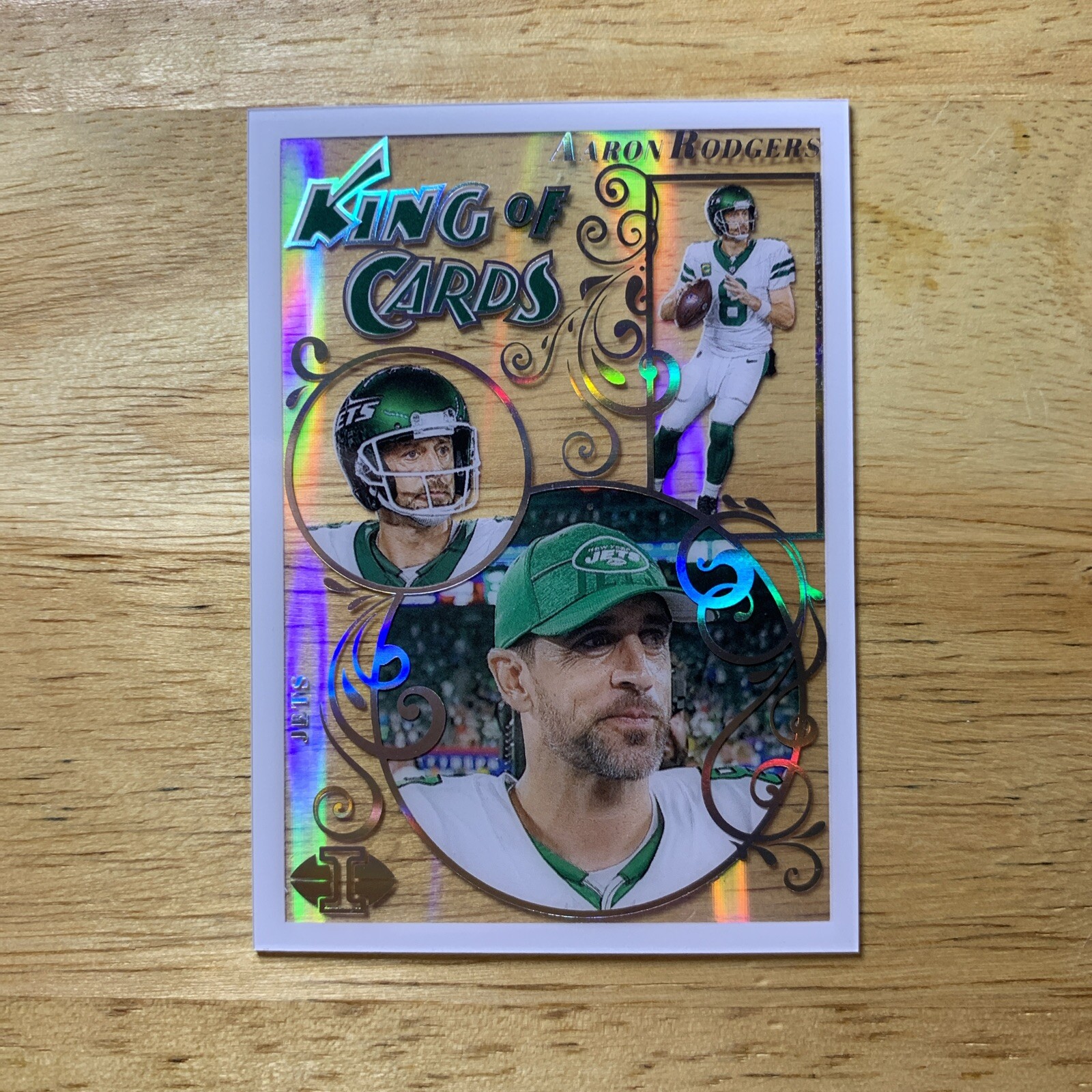 2023 Panini Illusions Aaron Rodgers King of Cards Rainbow Case Hit SSP SP Jets