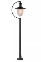 Wegeleuchte Garten Blendarm Glas Schwarz IP44 110 Cm E27 Stehleuchte AußEn