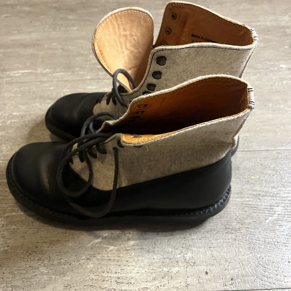 Trippen Brown Lace Up Boots Size 38 Made In Germany Leather Shoes - Image 4 of 4