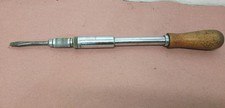 Stanley Yankee No. 130A Spiral Ratcheting Push Screwdriver Vintage USA Tool