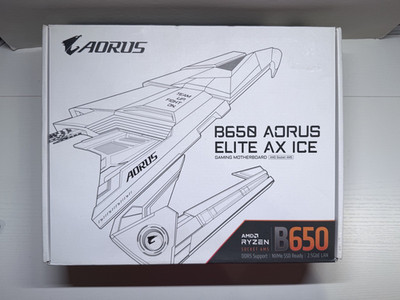 SEALED! GIGABYTE B650 AORUS Elite AX ICE Motherboard White AM5 DDR5 WiFi 6E ATX