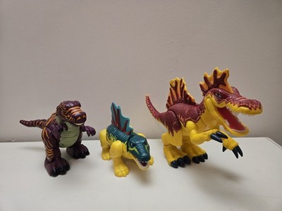 Vintage Mattel Dinosaur Lot of 3 Move And Sound ONE NOT Working 2005-2007
