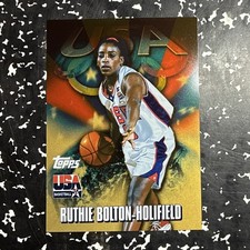 2000 Topps Team USA - Ruthie Bolton #66 Gold! NM! SP! Basketball!