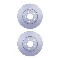2 Bremsscheiben AußEnbelüFtet Ø 61 Mm 24 Mm Hella FüR U.A. Renault Clio