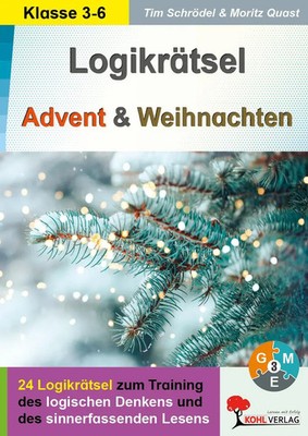 Logikrätsel Advent & Weihnachten Tim Schrödel (u. a.) Broschüre 32 S. Deutsch