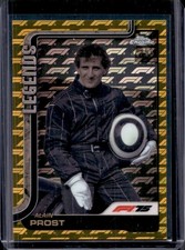 2025 Topps Chrome F1 Alain Prost Gold Logofractor F1 Legends #/50
