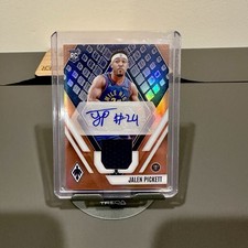 2023-24 Phoenix Jalen Pickett RC Orange Prizm RPA Rookie Patch Auto /49 SP SSP