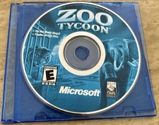 Zoo Tycoon - Original 2001 Microsoft PC CD-ROM - Disc Only