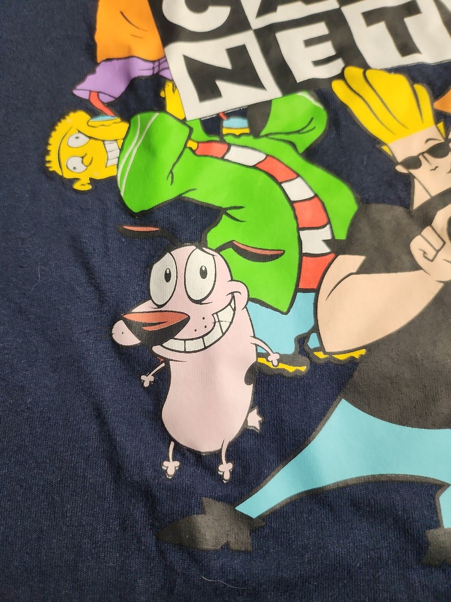 Vintage Style Cartoon Network T-Shirt - Classic Characters Collage