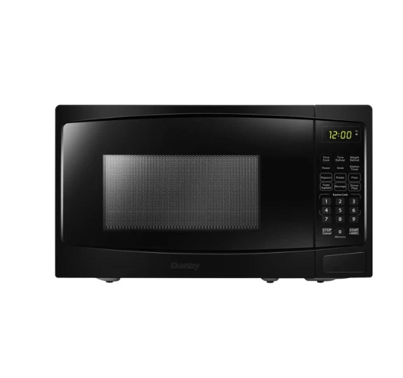 Danby DBMW0920BBB 0.9 CF Countertop Microwave, Touchpad, 700 Watts, Black