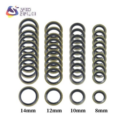 Quality Each 10X 8mm 10mm 12mm 14 mm for Cummins Banjo Bolt Fuel Sealing Washers