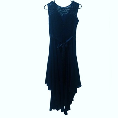 chinese dress ladies Off Shoulder Layered Navy Blue Lace Long Prom Dress with Split, Off th –  formalgowns