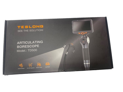 Teslong Automotive Inspection Camera 8.5MM Borescope Articulating Endoscope 32GB
