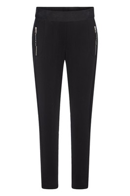 Raffaello Rossi Natina Ribbon Damenhose Schlupfhose sportlich elegant Schwarz