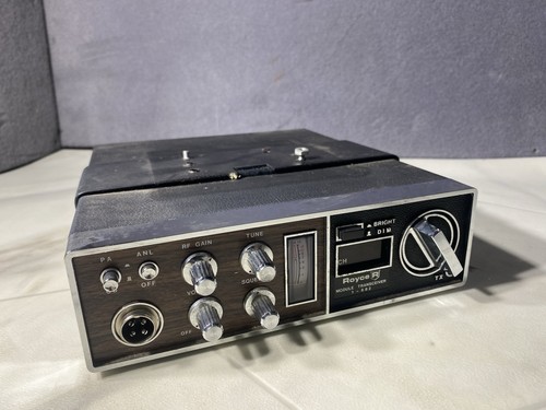 Vintage Royce 1-682 CB Radio Transceiver With Mic. No Power Cord - Afbeelding 9 van 10