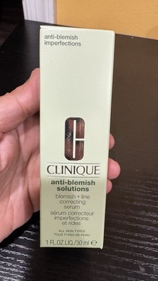 Clinique Anti-Blemish Solutions Blemish+Line Correcting Serum 30 mL/1 Floz. New
