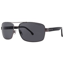 Carrera Grey Rectangular Men's Sunglasses CARRERA 8063/S 0KJ1/IR 61