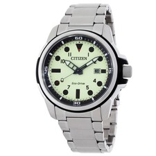 Citizen Eco-Drive Green Dial Men's Watch AW1800-89X