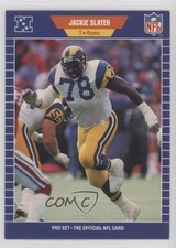 1989 Pro Set Jackie Slater #207 HOF 10r3