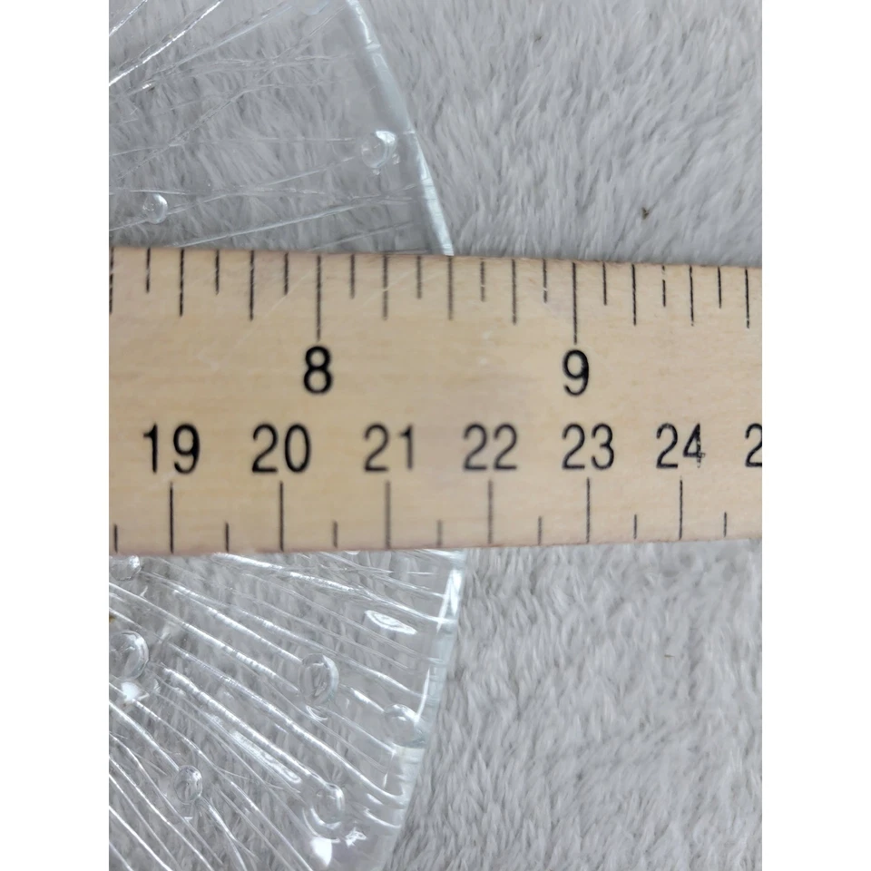 Vintage Glass Plate Bubble Design Clear Round 8.5" Serving Dish Dish - Image 3 of 3