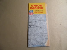 Union Pacific Railroad Time Table (Used) April 28 1963 / Free USA Shipping