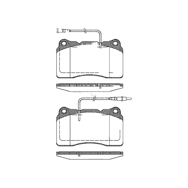 Bremsbelagsatz Scheiben 15,8 Mm Triscan Iam-Expertise FüR U.A. CitroËN C8-image