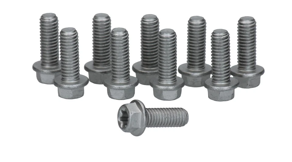 Bolt Bundschraube Sechskant mit Flansch M6x16 SW8 10er Pack - Bild 1 von 1
