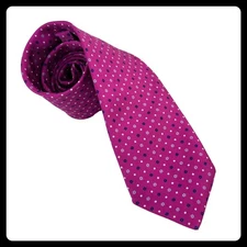 E. Marinella Napoli Silk Tie Men's Pink Blue Floral Geometric Handmade Italy 3"